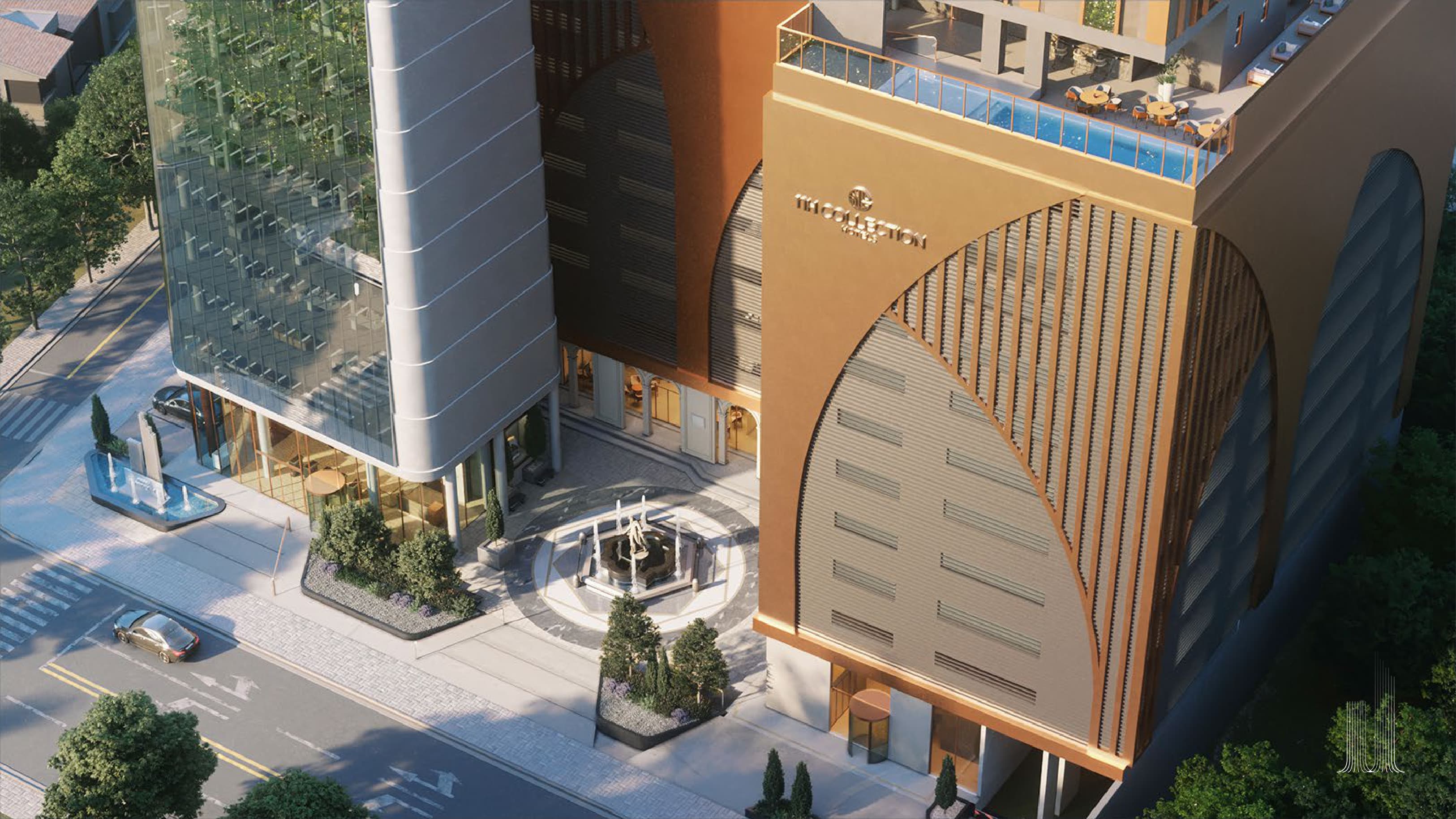Arquitectura de torre donde se liquidan impuestos de compra de inmueble en Paraguay para extranjeros